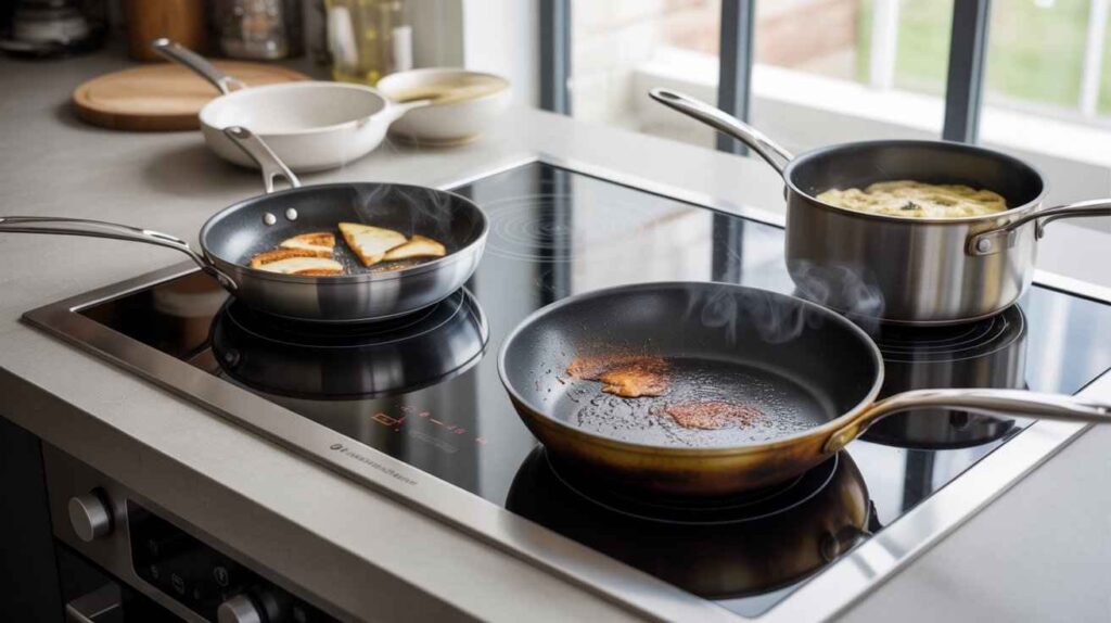 common cookware mistakes to avoid using wrong pan on stovetop causing uneven cooking.