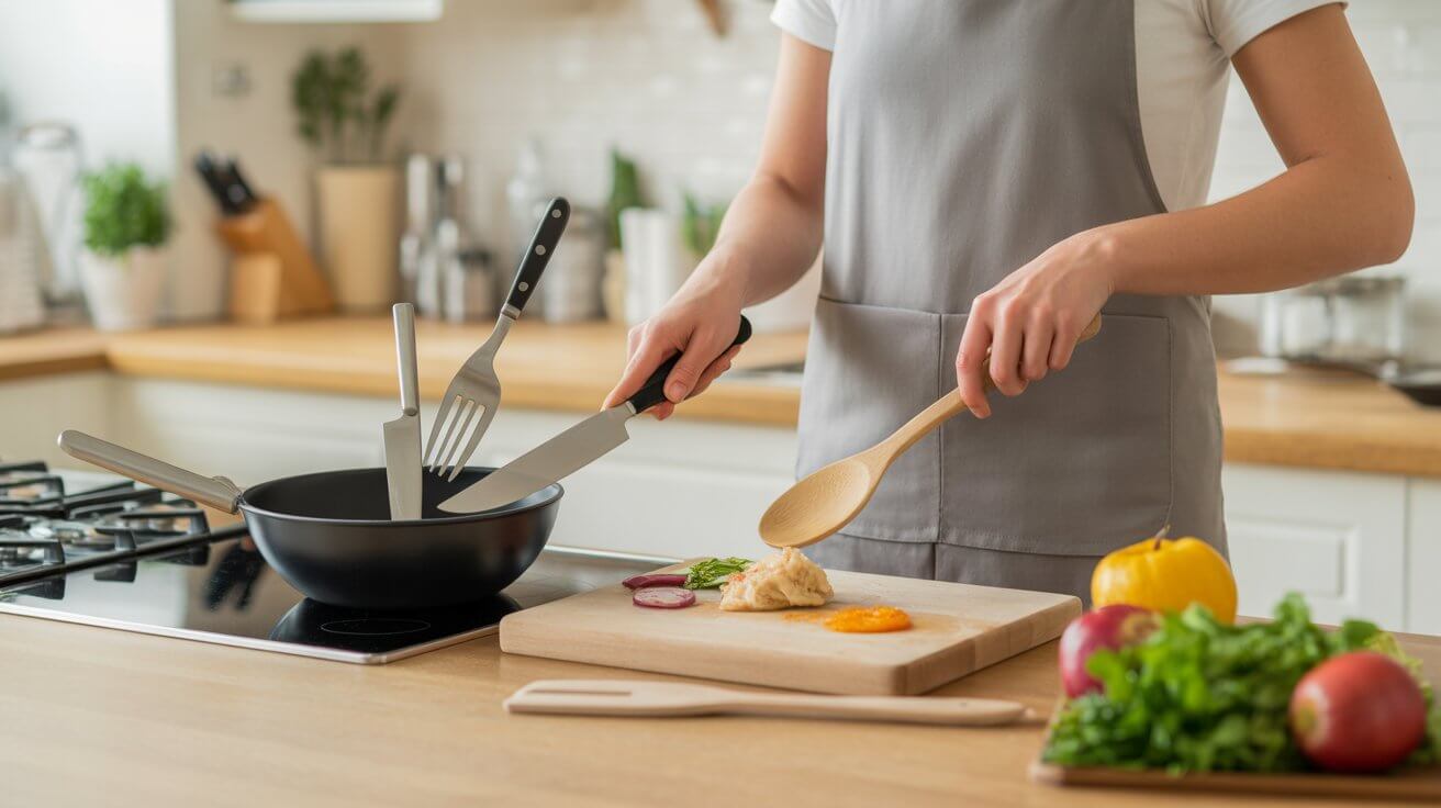 Using Same Utensils Master How to Use Kitchen Utensils Properly