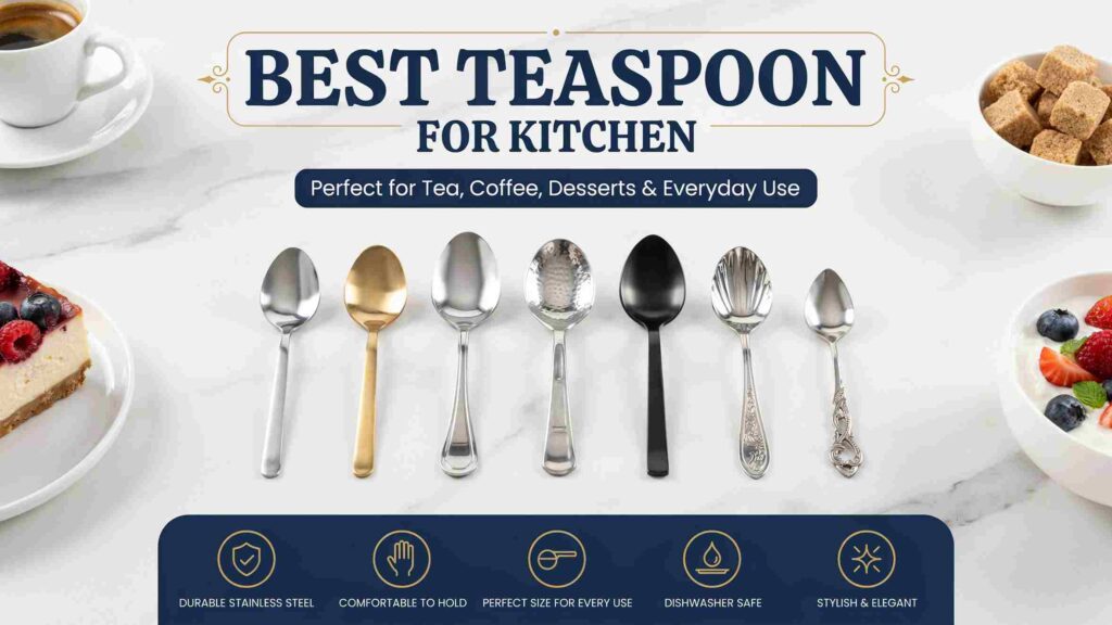 Best teaspoon for kitchen for tea, coffee, desserts, and everyday use.
